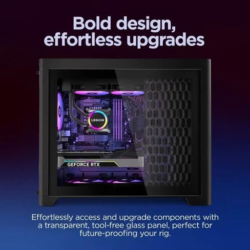 Lenovo Legion Tower 5i Gen 10 Gaming Desktop Computer - Intel 24-Core Ultra 9 275HX, GeForce RTX 5070 Ti, 64GB DDR5, 1TB SSD, 2TB HDD, 200W Liquid Cooling, USB KB & Mouse, Win 11 Pro, w/Accessories in Kuwait