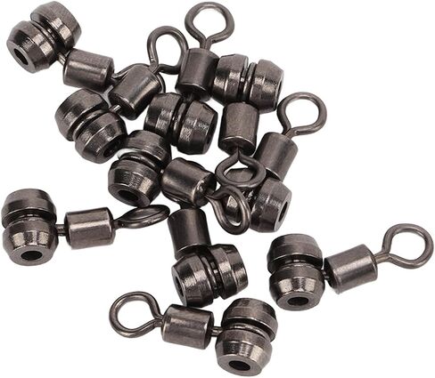 10pcs 3 Way Fishing Swivels, Brass Barrel Triple Swivel Connectors with T Turn Design, Anti Cross Line Fishing Swivels for Freshwater Saltwater Fishing in Saudi Arabia