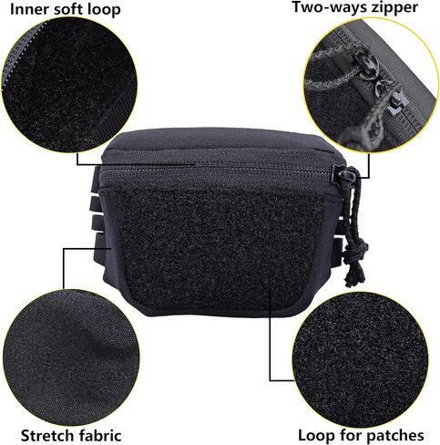 Tactical NVG Battery Pouch Helmet Mounted, Counter Weight Pouch GP Balance Retention for Fast MK1 PJ Airsoft Helmet in Saudi Arabia
