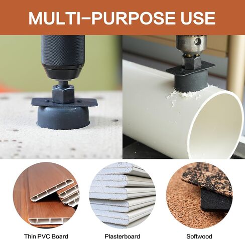 Hole Saw Kit Bi Metal, with 3/4" to 2-1/2" 22 PCS Saw Blades in Case, Hole Saw Set for Metal, Wood and Plastic, with Clean and Smooth Cutting Edge, Fast Chip Removal in Saudi Arabia