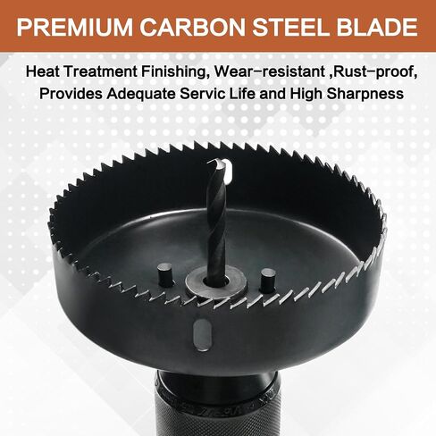 Hole Saw Kit Bi Metal, with 3/4" to 2-1/2" 22 PCS Saw Blades in Case, Hole Saw Set for Metal, Wood and Plastic, with Clean and Smooth Cutting Edge, Fast Chip Removal in Saudi Arabia