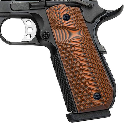 Guuun 1911 Grips G10, Full Size Government Grips, Bobtail Round Butt Cut, Eagle Wing Golf Texture in Saudi Arabia