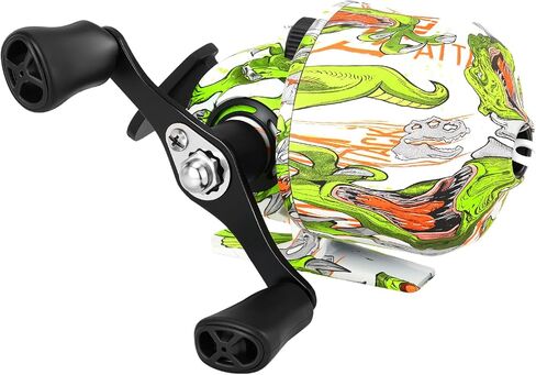 Sougayilang Spincast Fishing Reel, Size 30 Reel, Right or Left-Hand Retrieve, 3.9:1 Gear Ratio, Pre-spooled with Fishing Line in Saudi Arabia