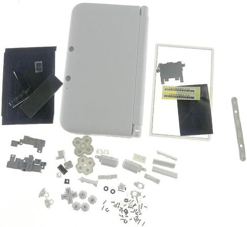حافظة حماية كاملة لوحدة التحكم نينتندو 3DSLL 3DSXL مع ملحقات الأزرار (أسود) in Saudi Arabia