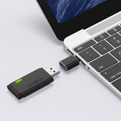 4 حزم محول USB C إلى USB، محول USB C ذكر إلى USB أنثى لجهاز MacBook Pro، iPhone 15 16 17 Pro Max، Samsung Galaxy S9 S10 S20 S21 S22 S23 S24 S25 Ultra والمزيد من الأجهزة من النوع C (أسود) in Saudi Arabia