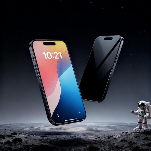 عبوتان من واقي شاشة الخصوصية لهاتف iPhone 17 Pro + 3 قطع من واقي عدسة الكاميرا مع إطار تثبيت، زجاج مقسى مضاد للتجسس، متوافق مع الجزيرة الديناميكية، صلابة 9H in Saudi Arabia