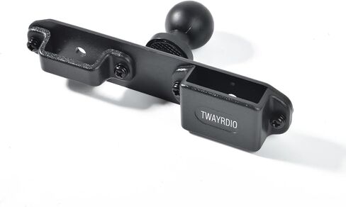 TWAYRDIO Handheld Radio and Mic Holder Bracket, Belt Clip Hanger with 25mm 1" Ball Adapter for Motorola Talkabout Midland BaoFeng Retevis Yaesu HT, Walkie Talkies, Two Way Radios, Speaker Mics in Saudi Arabia
