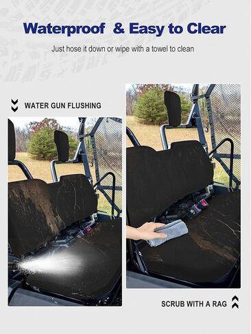 UTV Seat Cover for Pioneer, Stylish Camo Bench Seat Cover for Honda Pioneer 700 700-4 2014-2024, Waterproof, Scratch Resistance, Dustproof, UTV Pioneer Seat Accessories (Camo) in Saudi Arabia