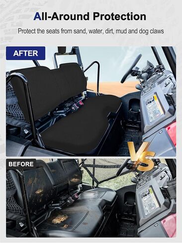 UTV Seat Cover for Pioneer, Stylish Camo Bench Seat Cover for Honda Pioneer 700 700-4 2014-2024, Waterproof, Scratch Resistance, Dustproof, UTV Pioneer Seat Accessories (Camo) in Saudi Arabia