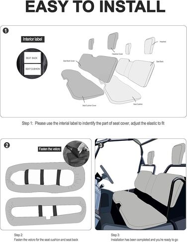 UTV Seat Cover for Pioneer, Stylish Camo Bench Seat Cover for Honda Pioneer 700 700-4 2014-2024, Waterproof, Scratch Resistance, Dustproof, UTV Pioneer Seat Accessories (Camo) in Saudi Arabia