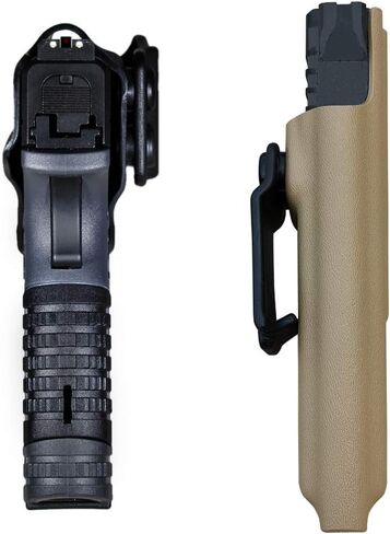 POLE.CRAFT IWB Kydex Holster Fit: Springfield XD-S 3.3" 9mm / .40 S&W / .45 ACP Single Stack & XD-S MOD.2 3.3" Pistol⎜Inside Waistband Carry⎜Adj. Cant Retention⎜Cover Mag-Button⎜No Wear⎜No Jitter in Kuwait