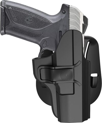 Security 9 Holster, OWB Paddle Holster for Ruger Security 9mm Standard/Pro, Ruger Security 9mm Compact/Pro(Not for Laser Models), Adjustable Cant Gun Holster & Fast Release - Right Handed in Saudi Arabia