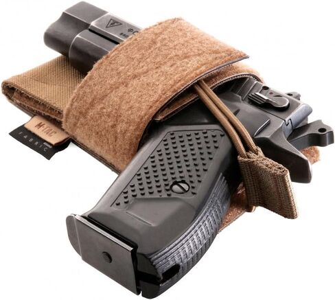 M-TAC Universal Gun Holster - حامل مسدس تكتيكي CCW قابل للتعديل للحمل المخفي في حقائب المركبات أو العبوات، حافظة مسدس متينة 9 مم ومعدات EDC اليومية للرجال والنساء in Saudi Arabia