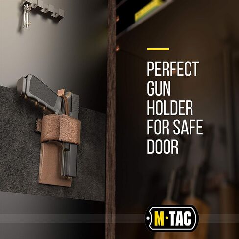 M-TAC Universal Gun Holster - حامل مسدس تكتيكي CCW قابل للتعديل للحمل المخفي في حقائب المركبات أو العبوات، حافظة مسدس متينة 9 مم ومعدات EDC اليومية للرجال والنساء in Saudi Arabia