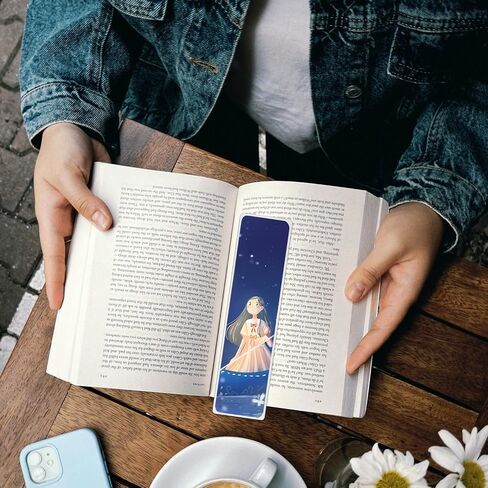 100pcs Bookmark Laminating Pouches, 8.27x2in Hot Laminating Pouches 4.9 Mils Clear Bookmark Sleeves Blank Bookmark Holders Plastic Thermal Laminating Pockets for Book Lovers Nature Lovers in Saudi Arabia