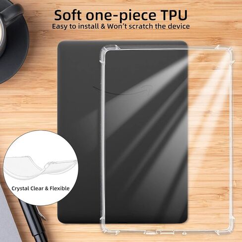 Clear Case for 6.8" Kindle Paperwhite 11th Generation 2021, Soft Transparent TPU Cover with Enhanced Corners for Kindle Paperwhite M2L3EK / M2L4EK in Saudi Arabia
