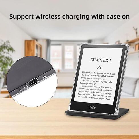 Clear Case for 6.8" Kindle Paperwhite 11th Generation 2021, Soft Transparent TPU Cover with Enhanced Corners for Kindle Paperwhite M2L3EK / M2L4EK in Saudi Arabia