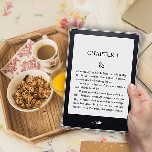 Clear Case for 6.8" Kindle Paperwhite 11th Generation 2021, Soft Transparent TPU Cover with Enhanced Corners for Kindle Paperwhite M2L3EK / M2L4EK in Saudi Arabia