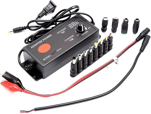 Adjustable Power Adapter 110V/220V to 3V-12V 15V 18V 24V 28V(A2 3-24V2.5A,US Plug) in Saudi Arabia