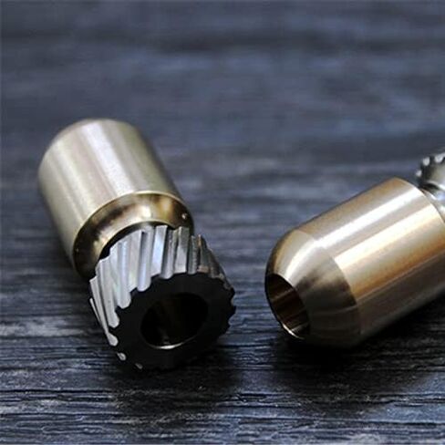 Paracord Bead EDC Necklace Bead, Brass & Titanium in Saudi Arabia