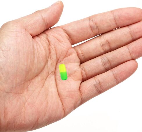Fishing Foam Floats 0.7 Inch, 30Pcs Snell Floats Fly Fishing Strike Indicator for Pompano Floats Walleye Rig Lure, Green Yellow in Saudi Arabia
