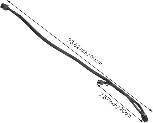 AEF1-PSU 8Pin إلى 8Pin(6+2) Pin Pcie وحدات كابل إمداد الطاقة لـ E/VGA G2 G3 P2 T2 GS 650 750 850 1000 1600 in Saudi Arabia