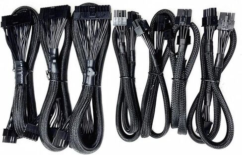 E/VGA GA G5 Series 650W 750W GPU PCIE 8Pin 6+2 Pin Motherboard 24Pin ATX PSU 8-Pin 4+4Pin Modular Power Supply Cable(CPU 4 4 Pin) in Saudi Arabia