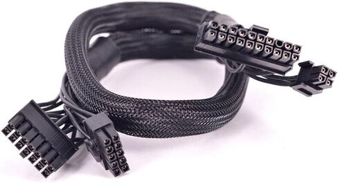 14 + 10Pin إلى 24 Pin ATX كابل إمداد الطاقة 20 + 4 Pin PC PSU كابل اللوحة الأم لـ AX1500I AX1200I AX860I AX760I in Saudi Arabia