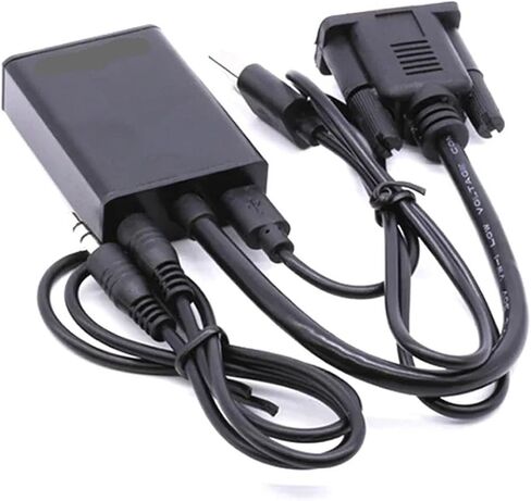 محول سلك متوافق مع V/GA ​​إلى HDMI لـ P؛S/4 Tv Box Aux Splitter Display Port Projector Television Extender (النوع 2) in Saudi Arabia