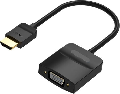 HDMI to V/GA Adapter Male to Female Converter 1080P to with 3.5 Ja-ck Cord for TV Box to(Brown) in Saudi Arabia
