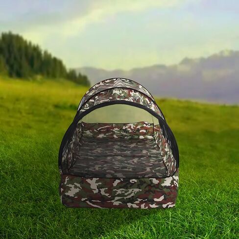 ele ELEOPTION Portable Camping 1 Person Pop Up Tent for Camping Hiking Backpacking Hunting Travel Outdoor Foldable Mosquito Sleeping Net Mesh Protection in Saudi Arabia