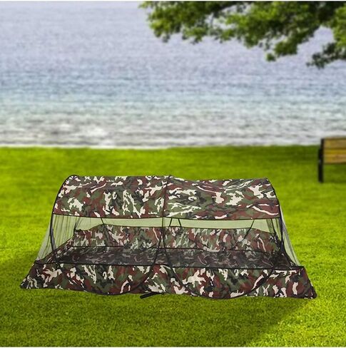 ele ELEOPTION Portable Camping 1 Person Pop Up Tent for Camping Hiking Backpacking Hunting Travel Outdoor Foldable Mosquito Sleeping Net Mesh Protection in Saudi Arabia