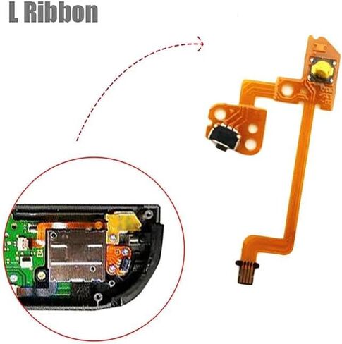 3 قطعة/المجموعة ل نينتندو سويتش Joy-Con زر إصلاح كابل غمبد زر مفتاح الشريط الكابلات المرنة (ZL + ZR + L - مفتاح) in Saudi Arabia