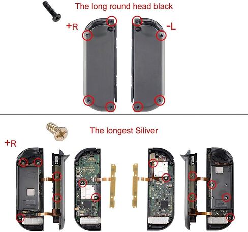 For Nintendo Switch Joy-Con 2sets Screws Repair Tools,Spec: 18 In 1 in Saudi Arabia