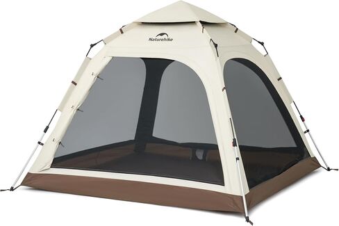 Naturehike Upgraded Ango 3-4 Person Blackout Tent,Instant Pop up Tents for Camping, Waterproof Anti-UV Camping Tent in Saudi Arabia