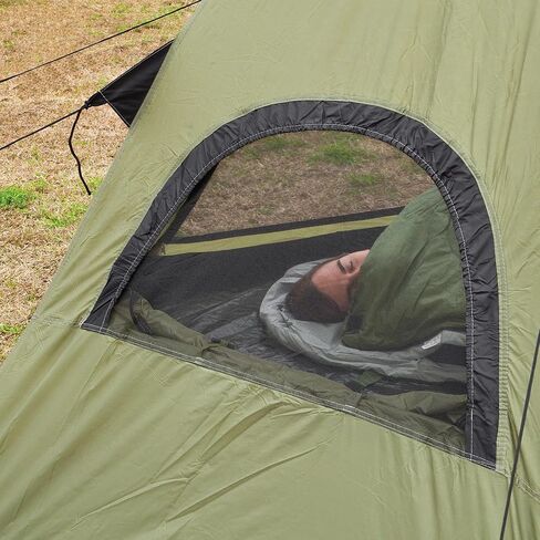 Intense Wilderness Survival Gear Four-Person Teepee Tent | Lightweight Weather-Resistant Camping Shelter | Easy Setup | Durable Fabric | Ventilation | Carry Bag for Outdoor Adventures in Saudi Arabia