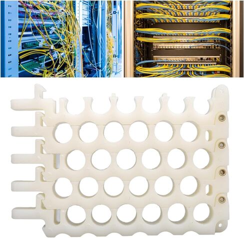Cable Dresser, Organizing Tool, Wire Comb, Ethernet Comb Tool, Cable Organizing and Bundler, Network Cable Management and (8x6 Holes) in Saudi Arabia