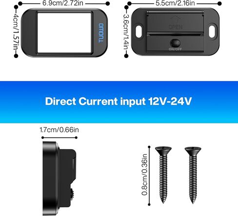 منفذ USB-C PD 3.0 مزدوج (36 وات) + USB-A QC 3.0 (18 وات) منفذ شاحن سريع إجمالي 54 وات - لوحة منفذ USB مثبتة على السطح 12 فولت/24 فولت للمركبات الترفيهية والتخييم والقوارب والسيارات in Saudi Arabia