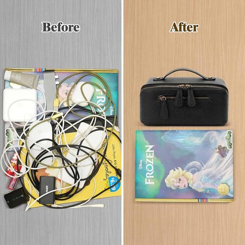 Electronic Organizer Accessory Tech Pouch Water Resistant Travel Bag for MacBook Charger, Cables, Power Bank, Hard Drive, Cords Storage，with Removable Card Slots for Memory Card(black) in Saudi Arabia