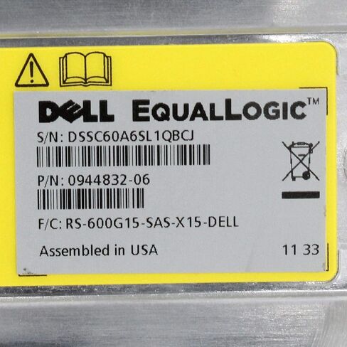 Dell Equallogic 600GB 15K SAS 3.5in 0VX8J ST3600057SS PS6000 PS4000 PS5000 PS6010 (متجدد) in Saudi Arabia