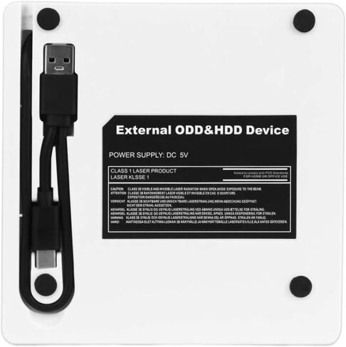 جهاز الكمبيوتر المحمول USB الموقد Typec محرك الأقراص الضوئية الخارجية التوصيل والتشغيل مشغل أقراص DVD الموقد in Saudi Arabia