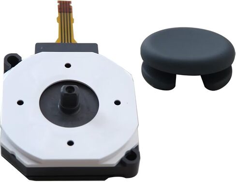 USonline911 استبدال عصا التحكم التناظرية عصا الإبهام Thumbstick وغطاء قبضة الروك الأسود لنينتندو 3DS / 3DS XL LL in Saudi Arabia