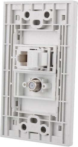 مقبس حائط للتلفزيون الرقمي مع لوحة موصل محورية CAT5E RJ45 LAN أنثى in Saudi Arabia
