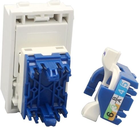 CAT6 RJ45 كبل حلزوني LAN وحدة المقبس 23x36 مللي متر مقبس إيثرنت كبل حلزوني شبكة CAT6 in Saudi Arabia