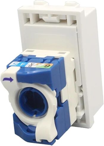 CAT6 RJ45 كبل حلزوني LAN وحدة المقبس 23x36 مللي متر مقبس إيثرنت كبل حلزوني شبكة CAT6 in Saudi Arabia