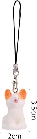 Cute Phone Charms Cartoon Dog Cellphone Charms for Case Kawaii Car Keychain Charm Kit Charm for Phone Pendant Decor in Saudi Arabia