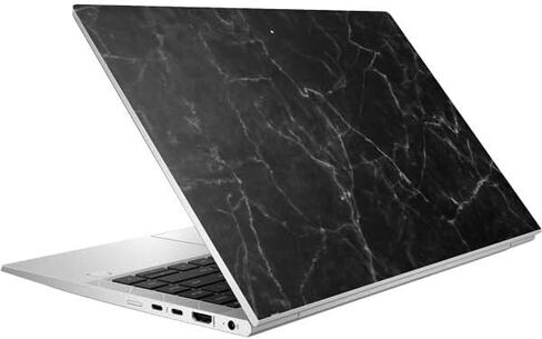 Skinit Laptop Decal Skin Compatible with HP Elitebook 840 G7 - Officially Licensed Skinit Originally Designed Black Marble Design in Saudi Arabia