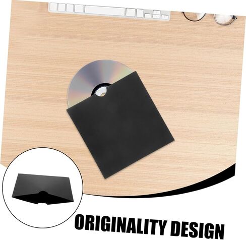 25pcs Kraft Paper CD Sleeves CD Storage Bag for DVDs CD/DVD Envelopes for Media Organization in Saudi Arabia