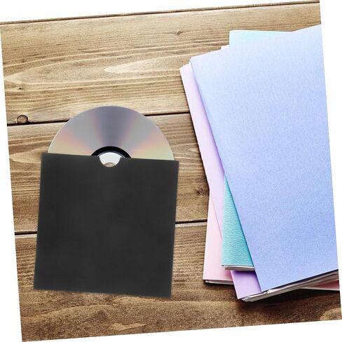 25pcs Kraft Paper CD Sleeves CD Storage Bag for DVDs CD/DVD Envelopes for Media Organization in Saudi Arabia