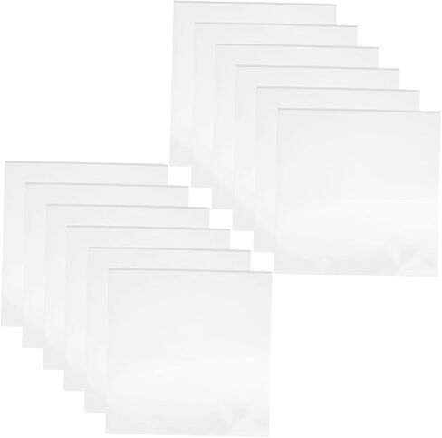 25pcs Vinyl Record Sleeves Adhesive Covers for Outer Protection Static Dustproof Fits Records for Storing and Preserving Your Vinyl Collection in Saudi Arabia